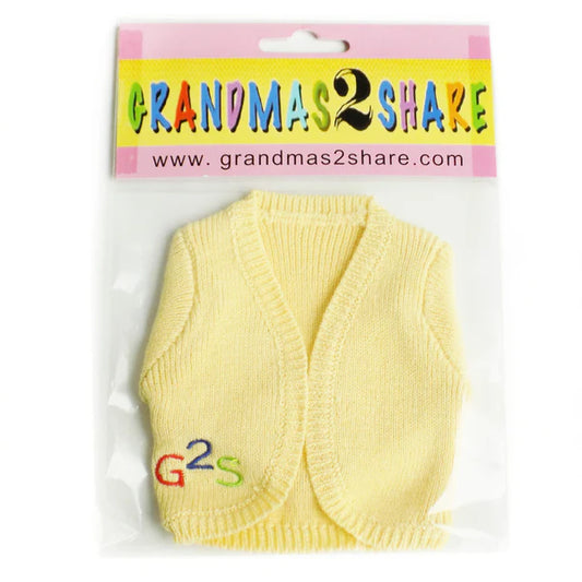 Grandmas 2 Share Yellow Doll Sweater